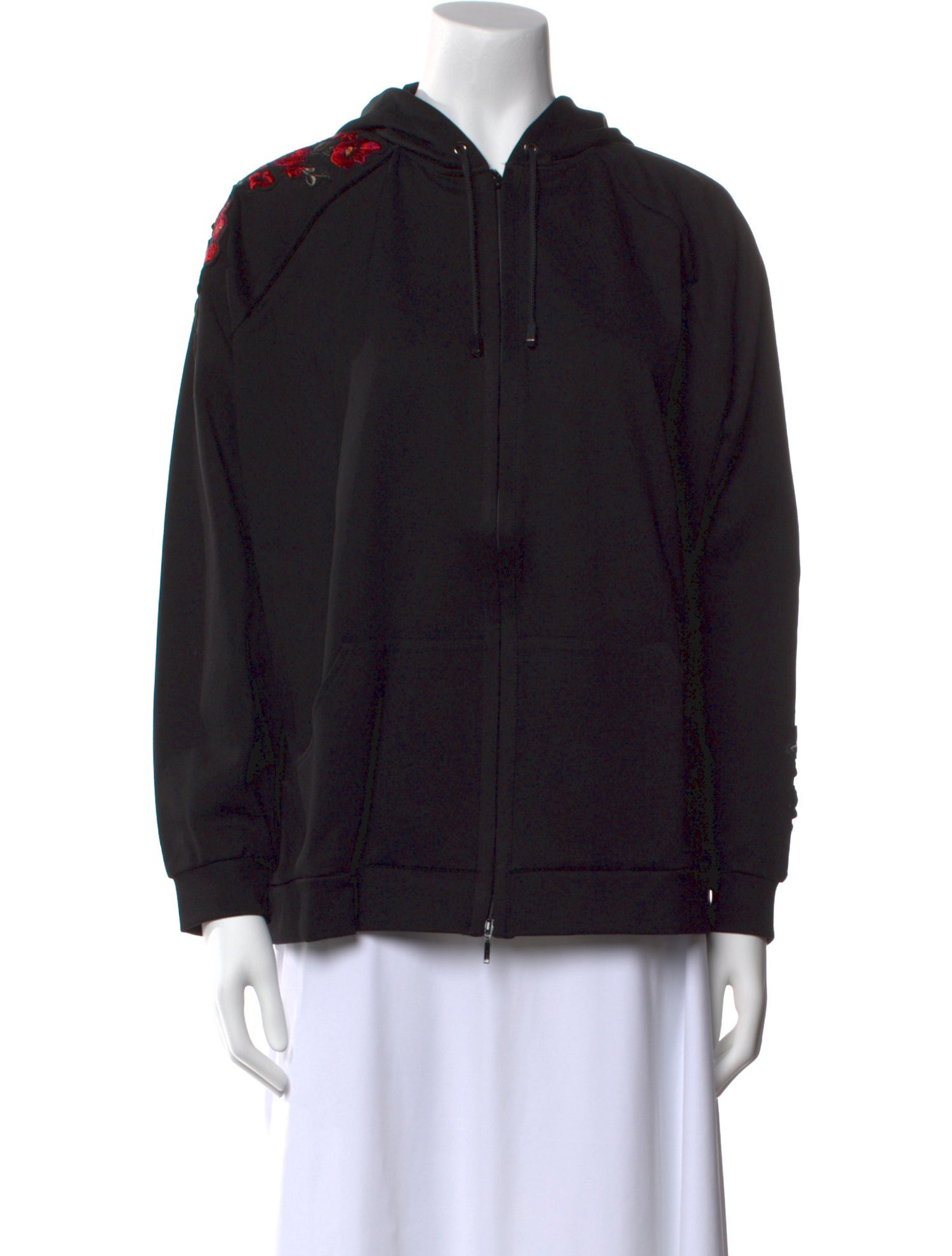 Anne Fontaine Mock Neck Long Sleeve Sweatshirt