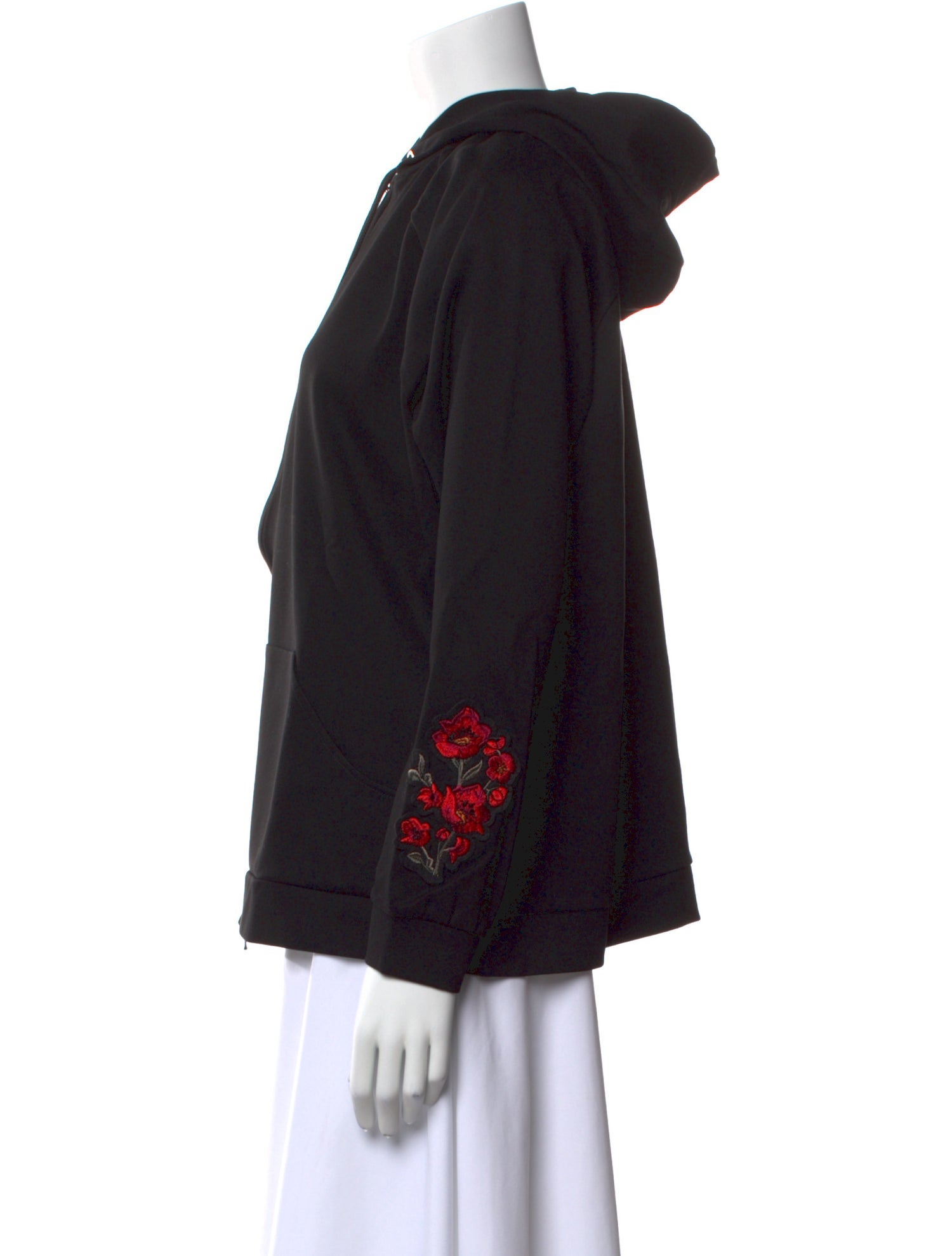 Anne Fontaine Mock Neck Long Sleeve Sweatshirt