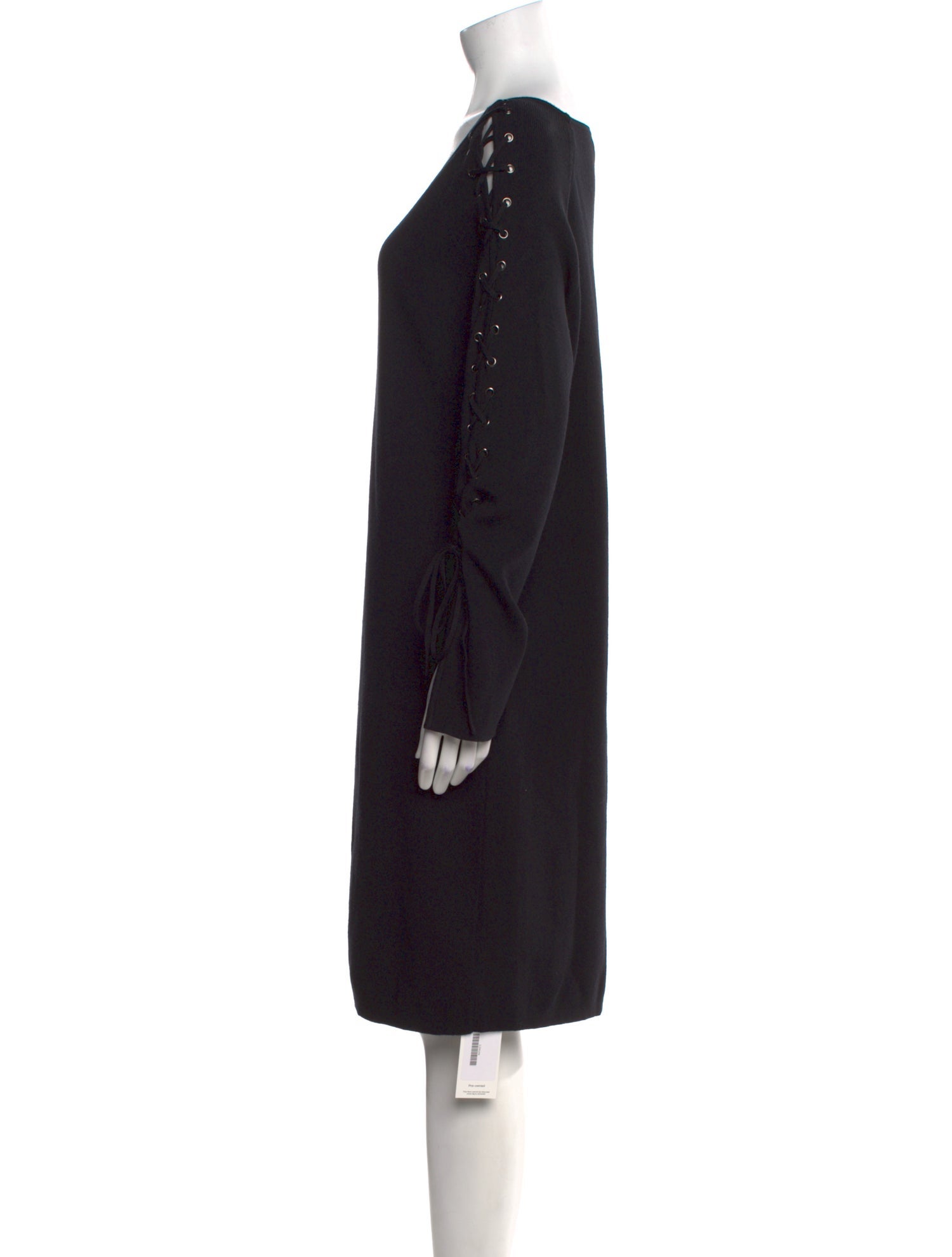 Anne Fontaine Scoop Neck Knee-Length Dress