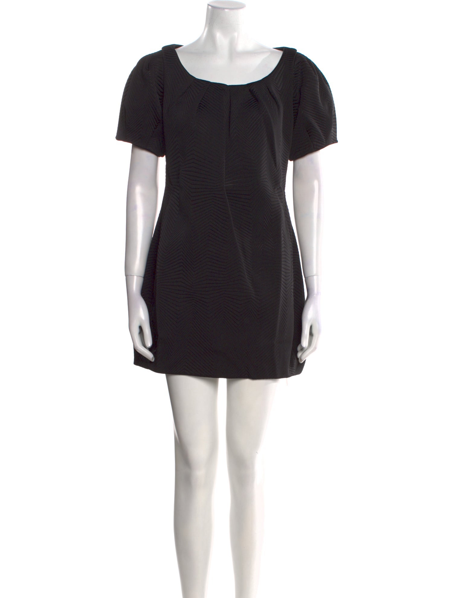 Anne Fontaine Scoop Neck Mini Dress