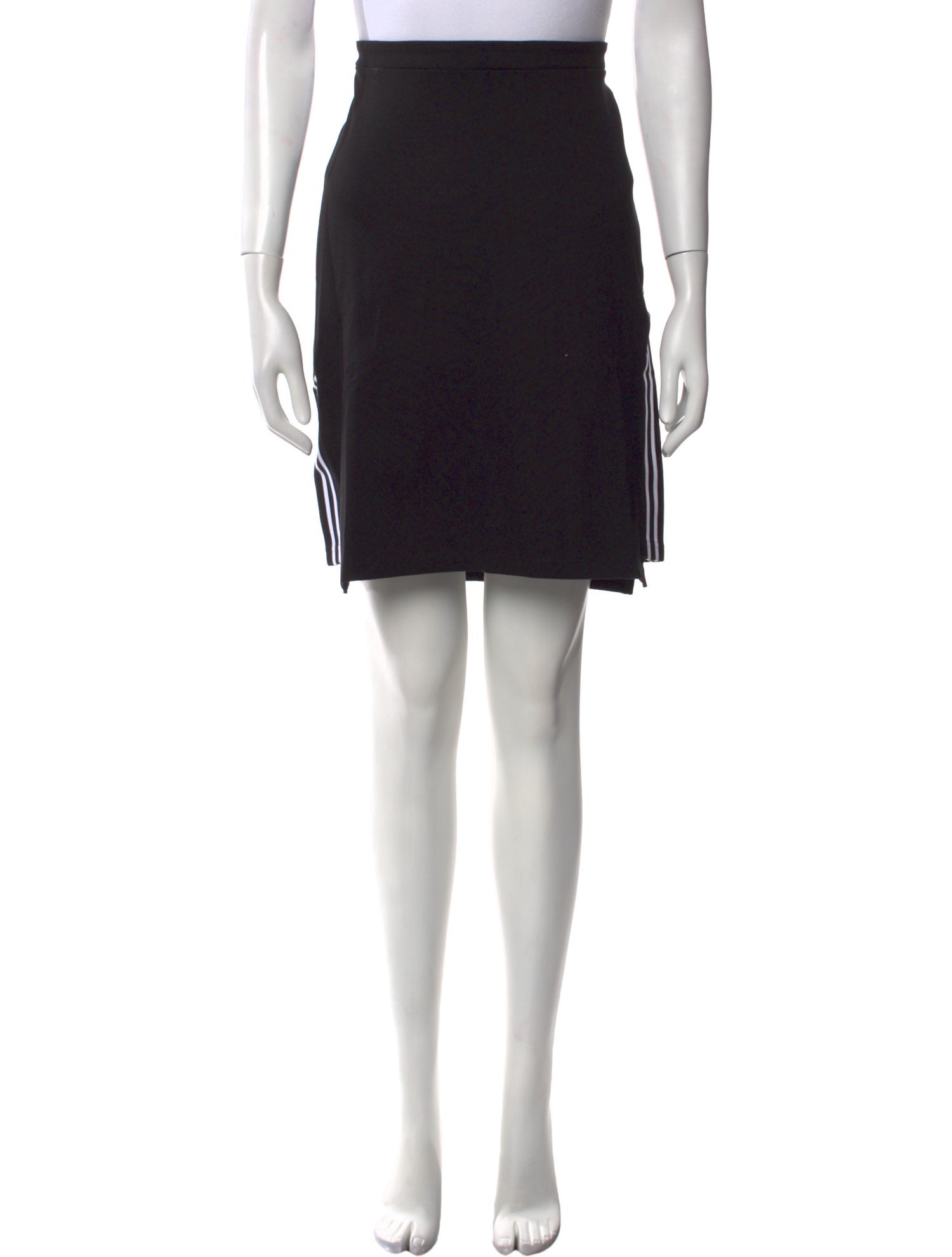 Anne Fontaine Grosgrain Trim Knee-Length Skirt