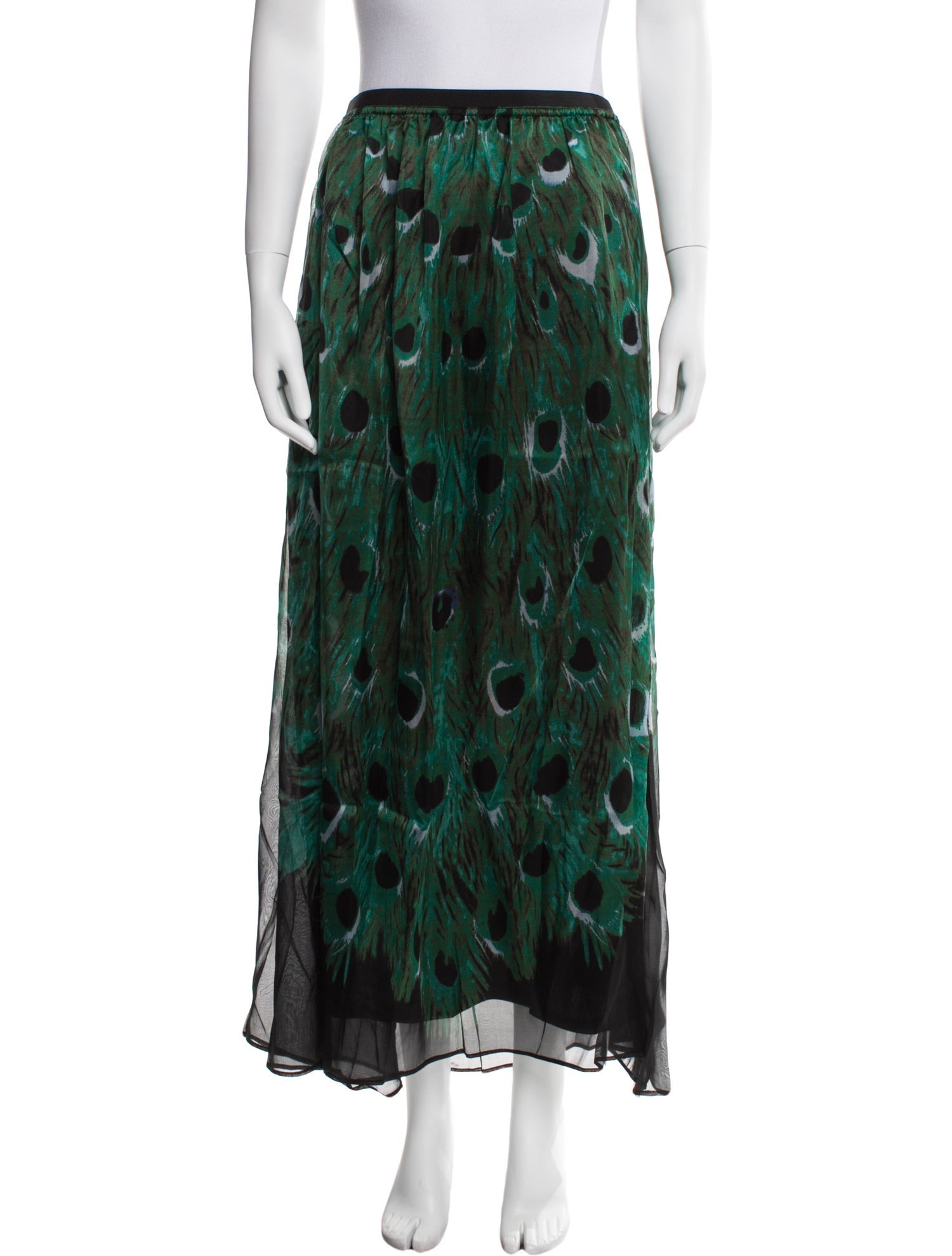 Anne Fontaine Silk Midi Length Skirt w/ Tags