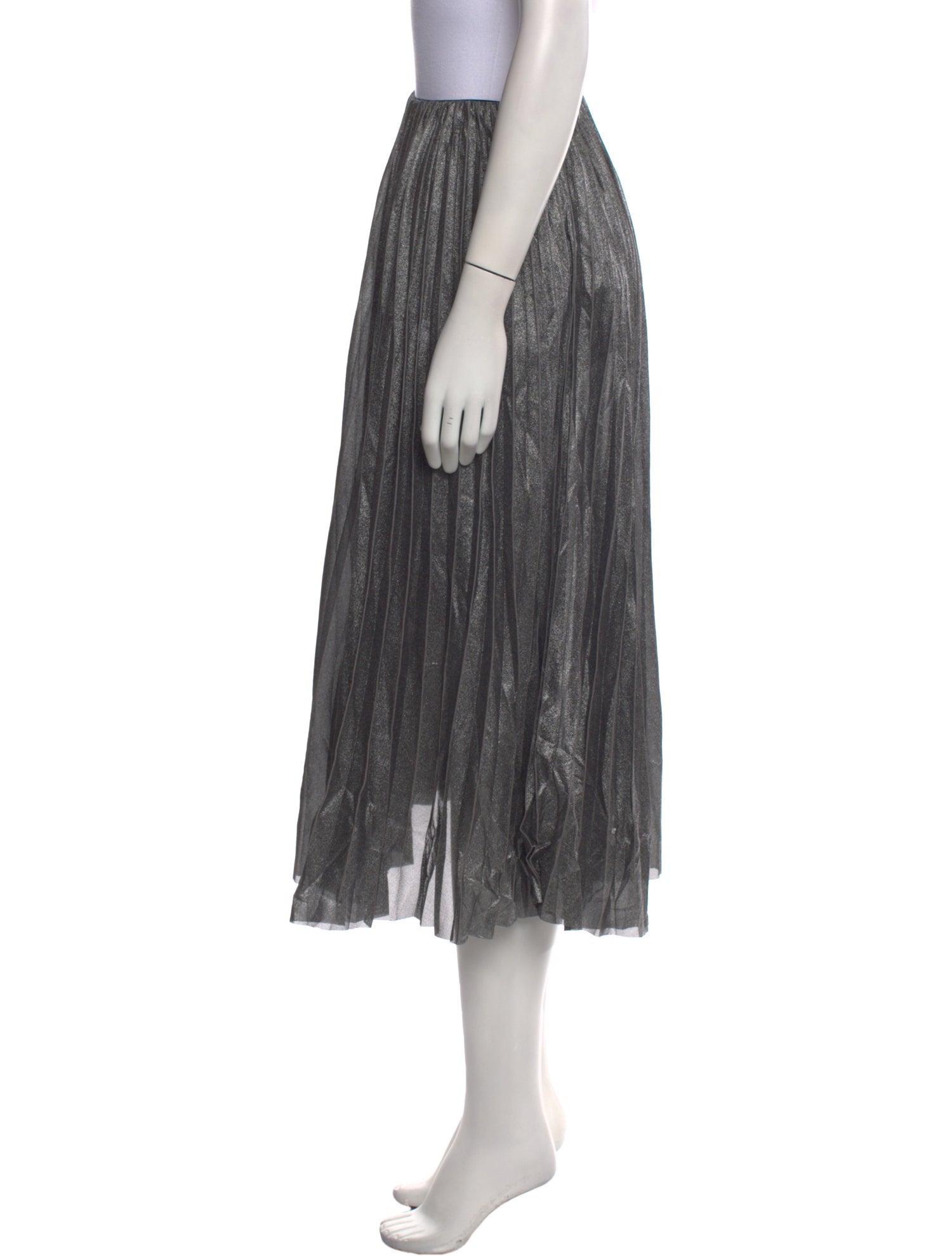 Anne Fontaine Pleated Accents Midi Length Skirt w/ Tags