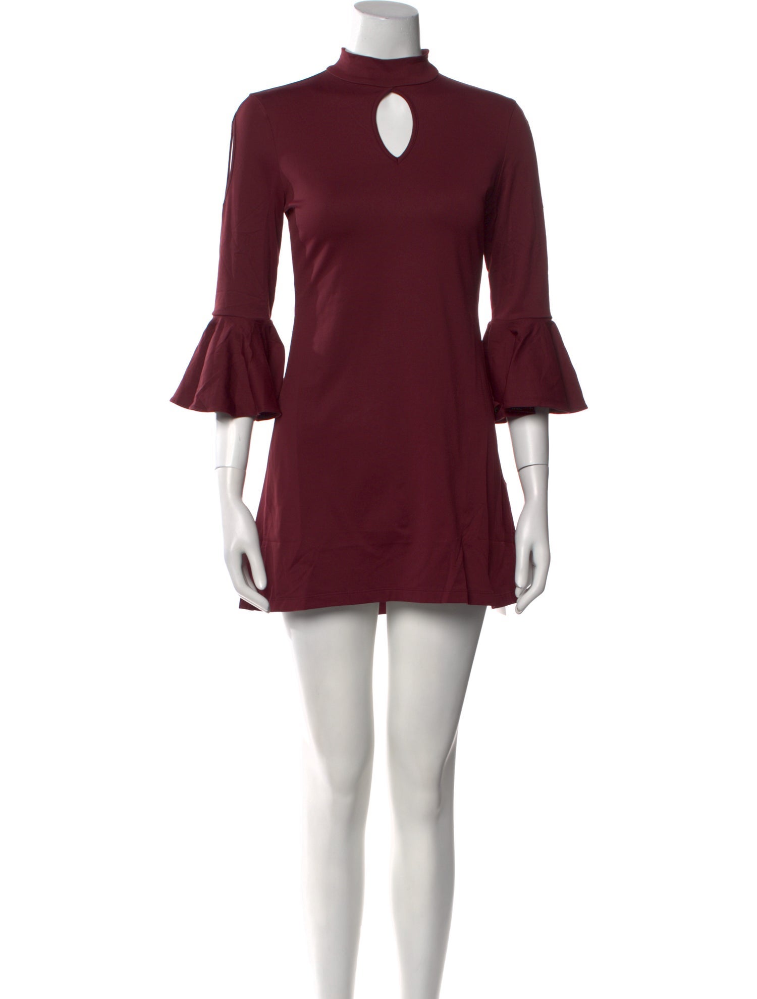 Anne Fontaine Mock Neck Mini Dress