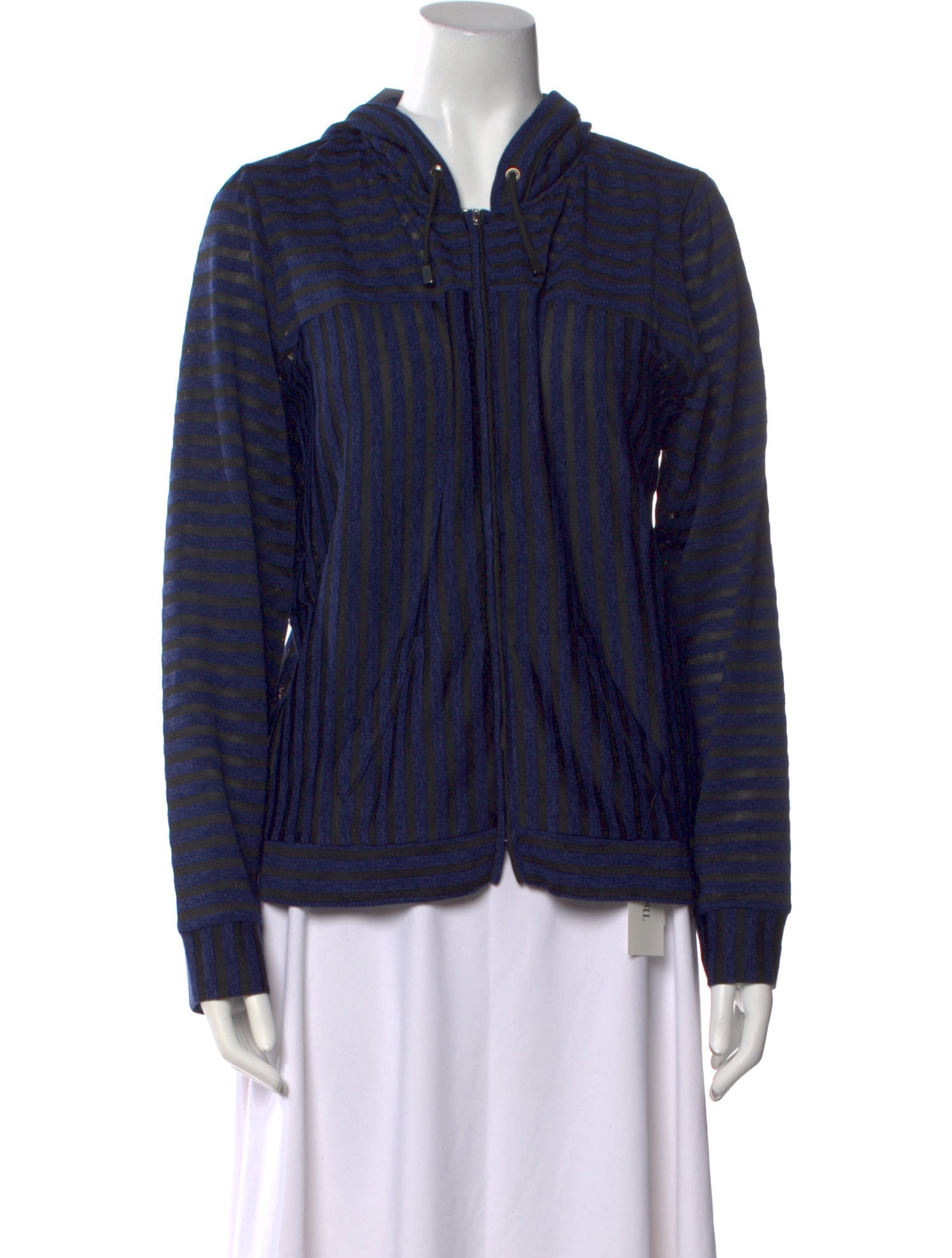 Anne Fontaine Crew Neck Long Sleeve Button-Up Top w/ Tags