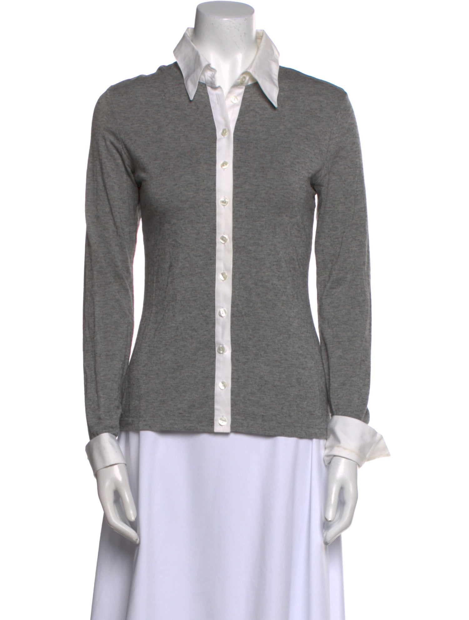 Anne Fontaine Long Sleeve Polo