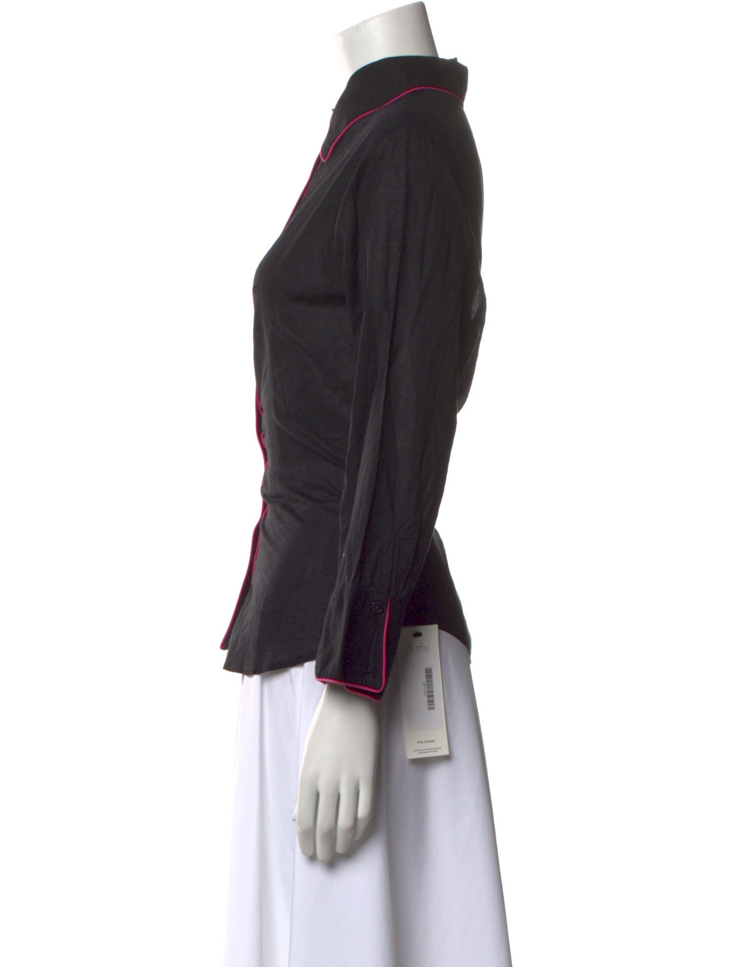 Anne Fontaine Long Sleeve Button-Up Top