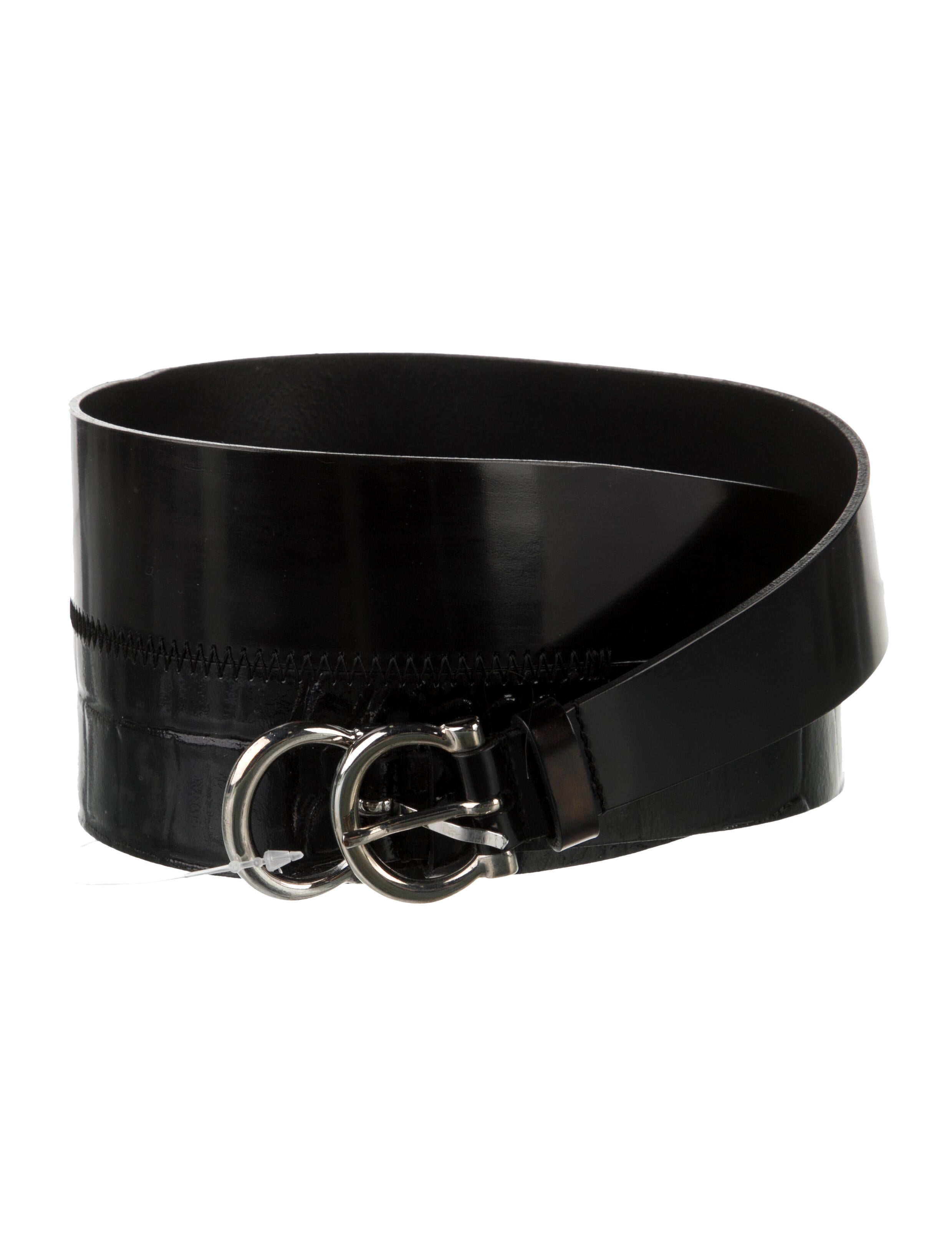 Anne Fontaine Wide Leather Belt