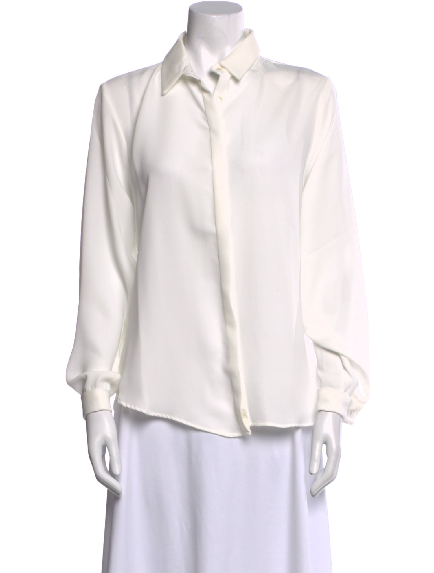 Anne Fontaine Long Sleeve Button-Up Top