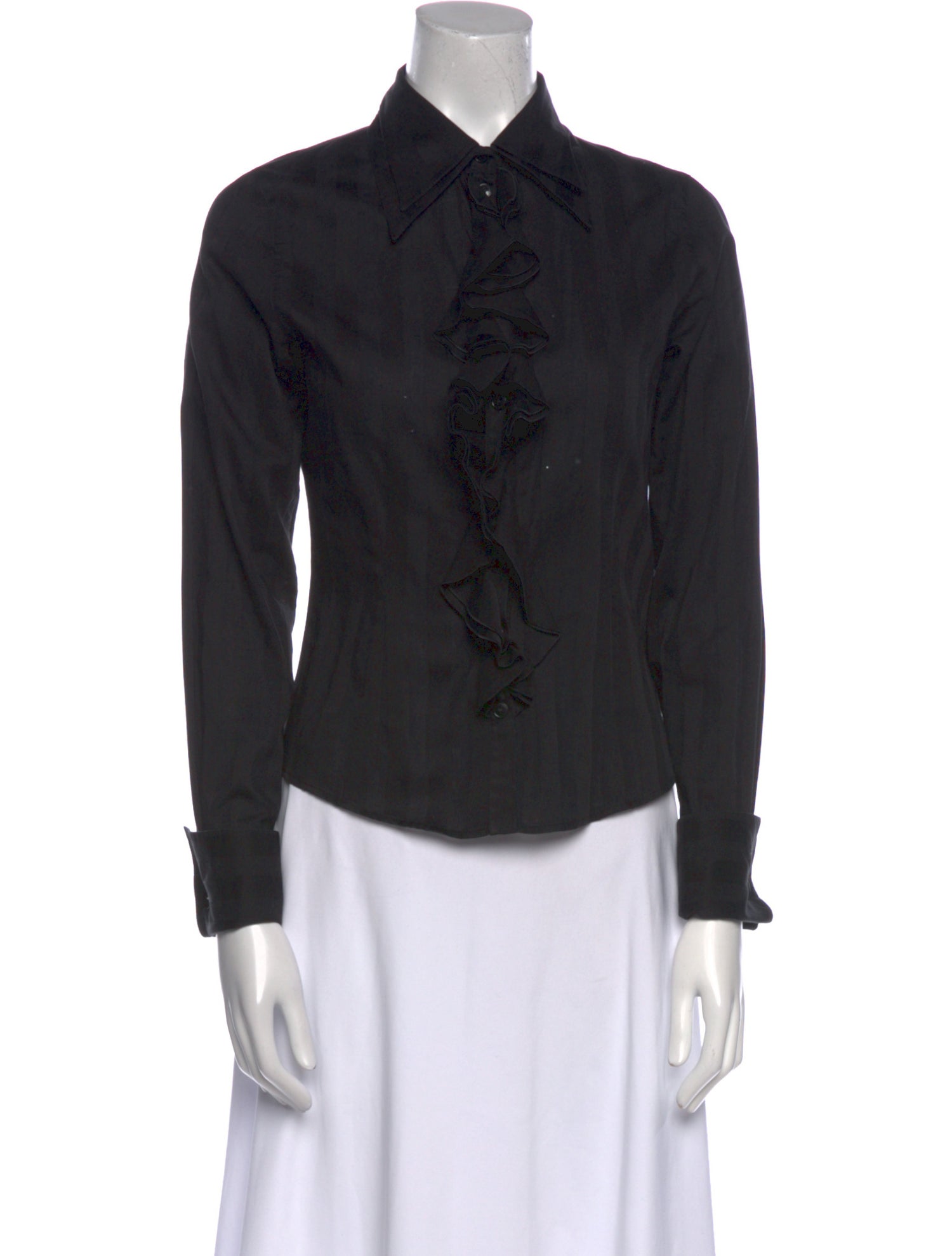 Anne Fontaine Long Sleeve Button-Up Top