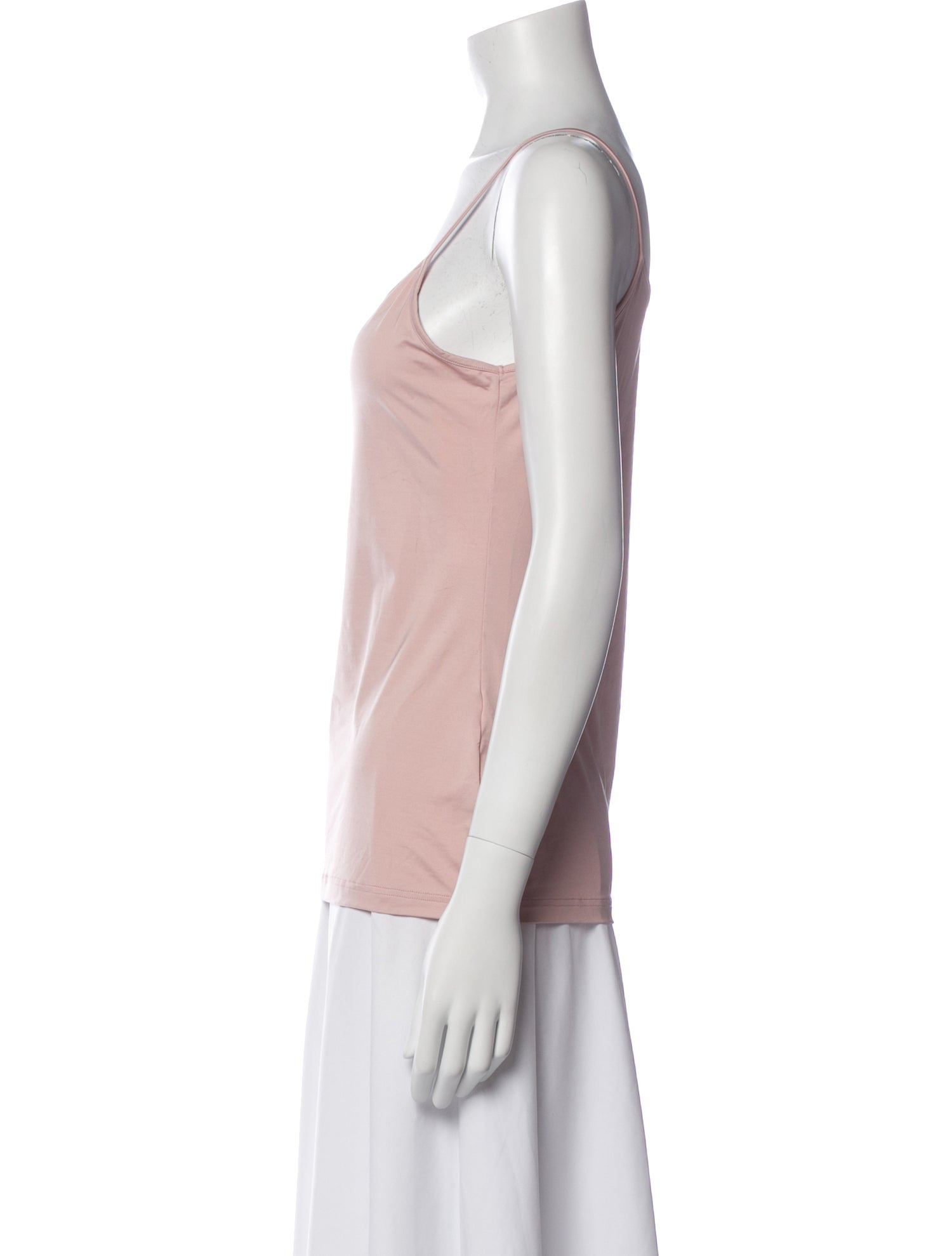 Anne Fontaine Square Neckline Sleeveless Top