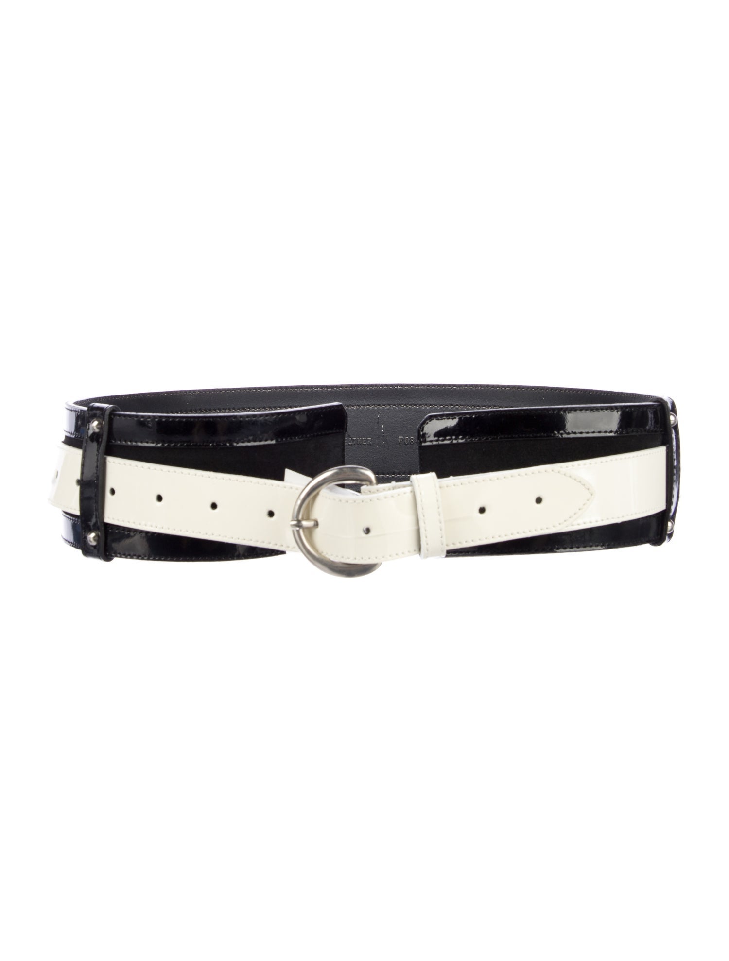 Anne Fontaine Wide Leather Waist Belt