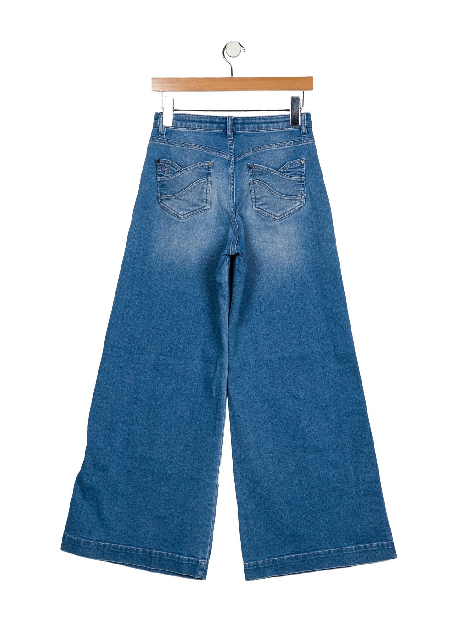 Anne Fontaine Mid-Rise Wide Leg Jeans