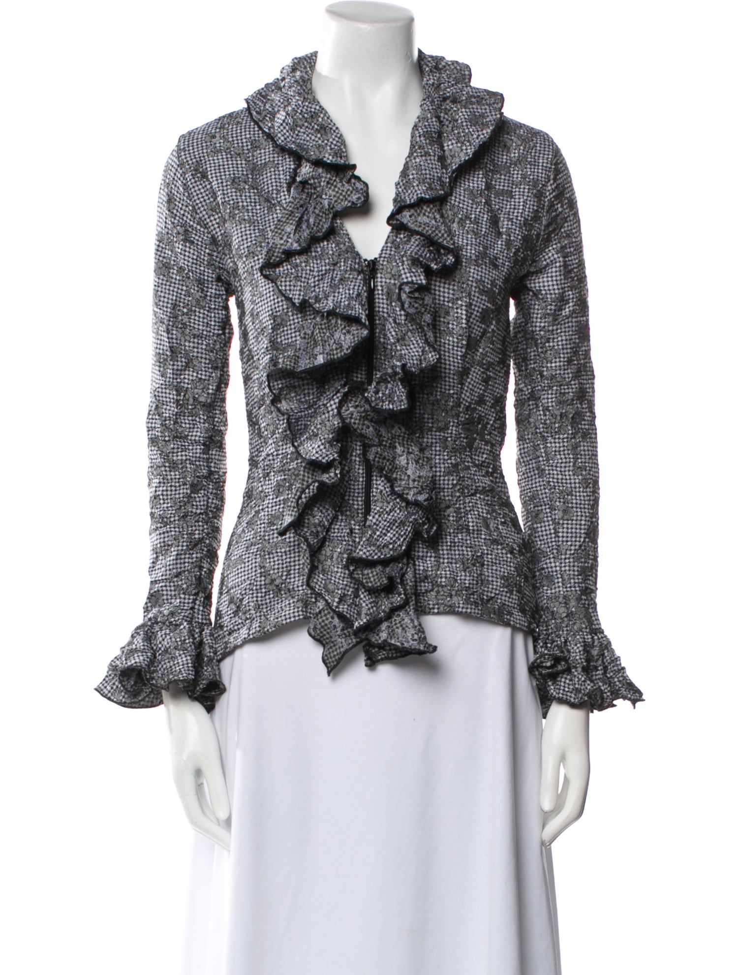 Anne Fontaine Tweed Pattern Evening Jacket