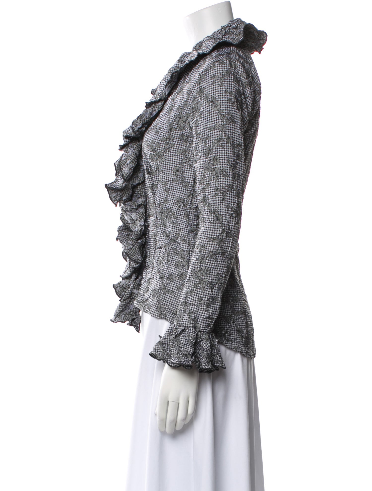 Anne Fontaine Tweed Pattern Evening Jacket