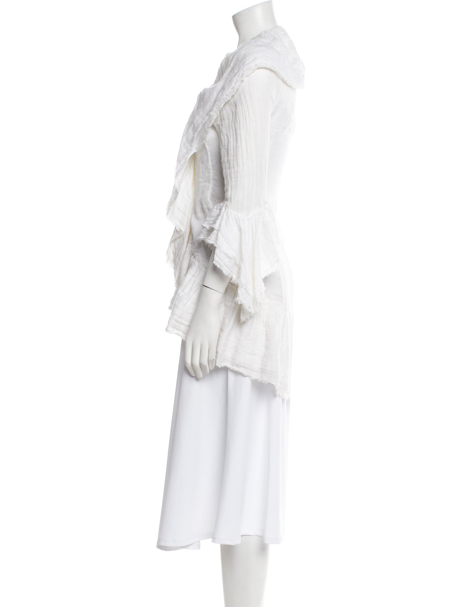 Anne Fontaine Linen Striped Jacket