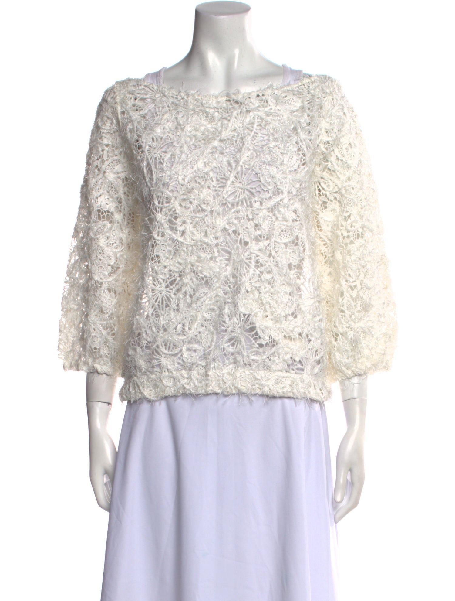 Anne Fontaine Scoop Neck Sweater