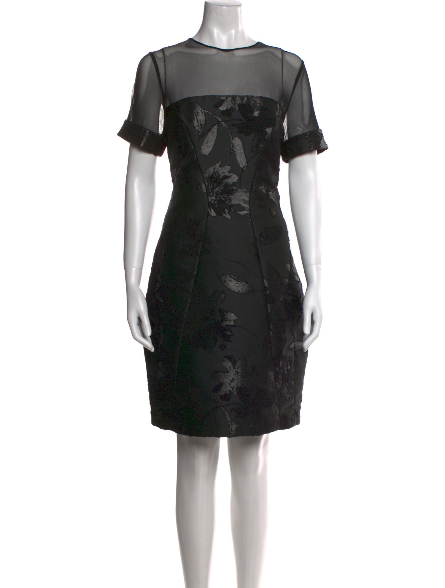 Anne Fontaine Crew Neck Knee-Length Dress