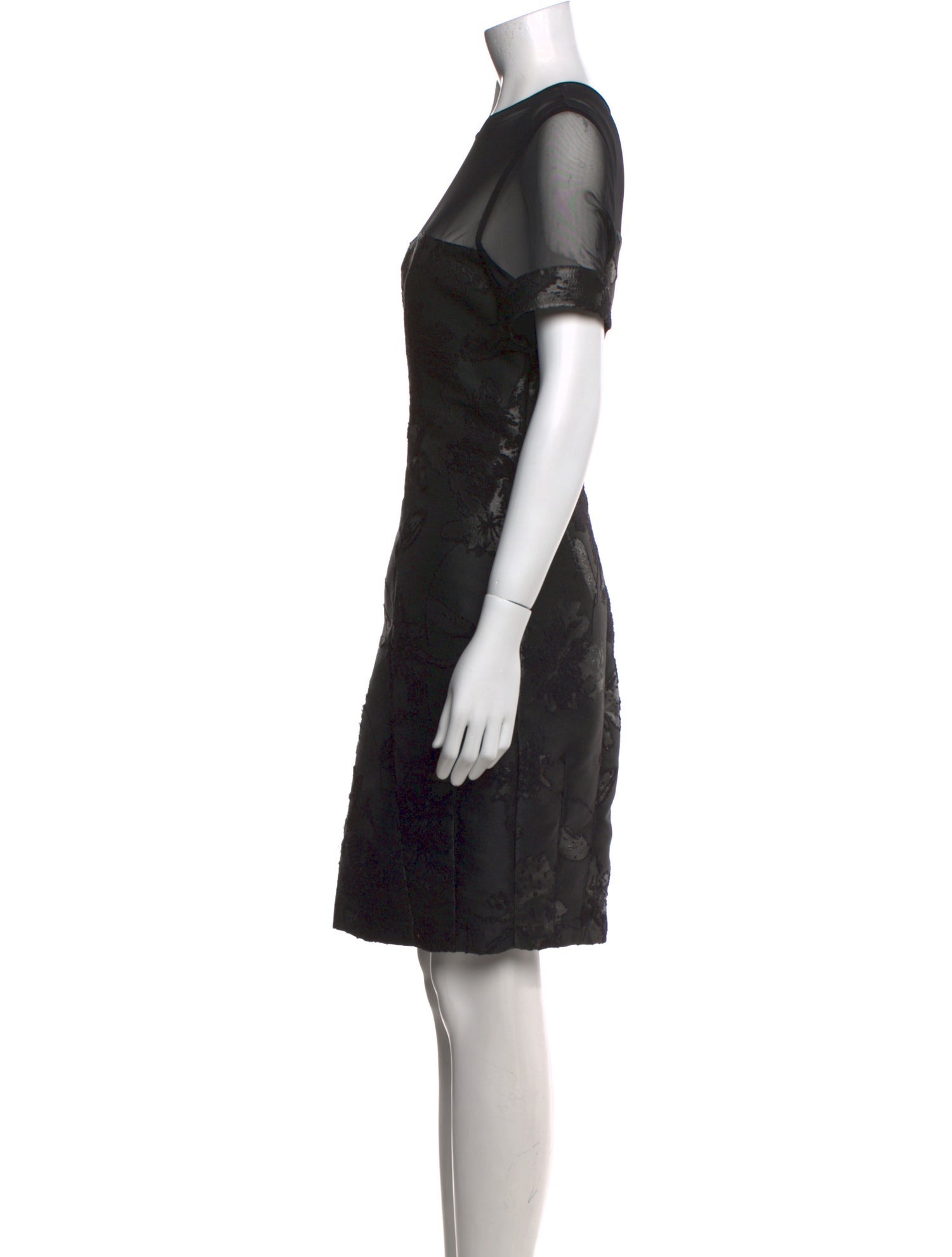 Anne Fontaine Crew Neck Knee-Length Dress