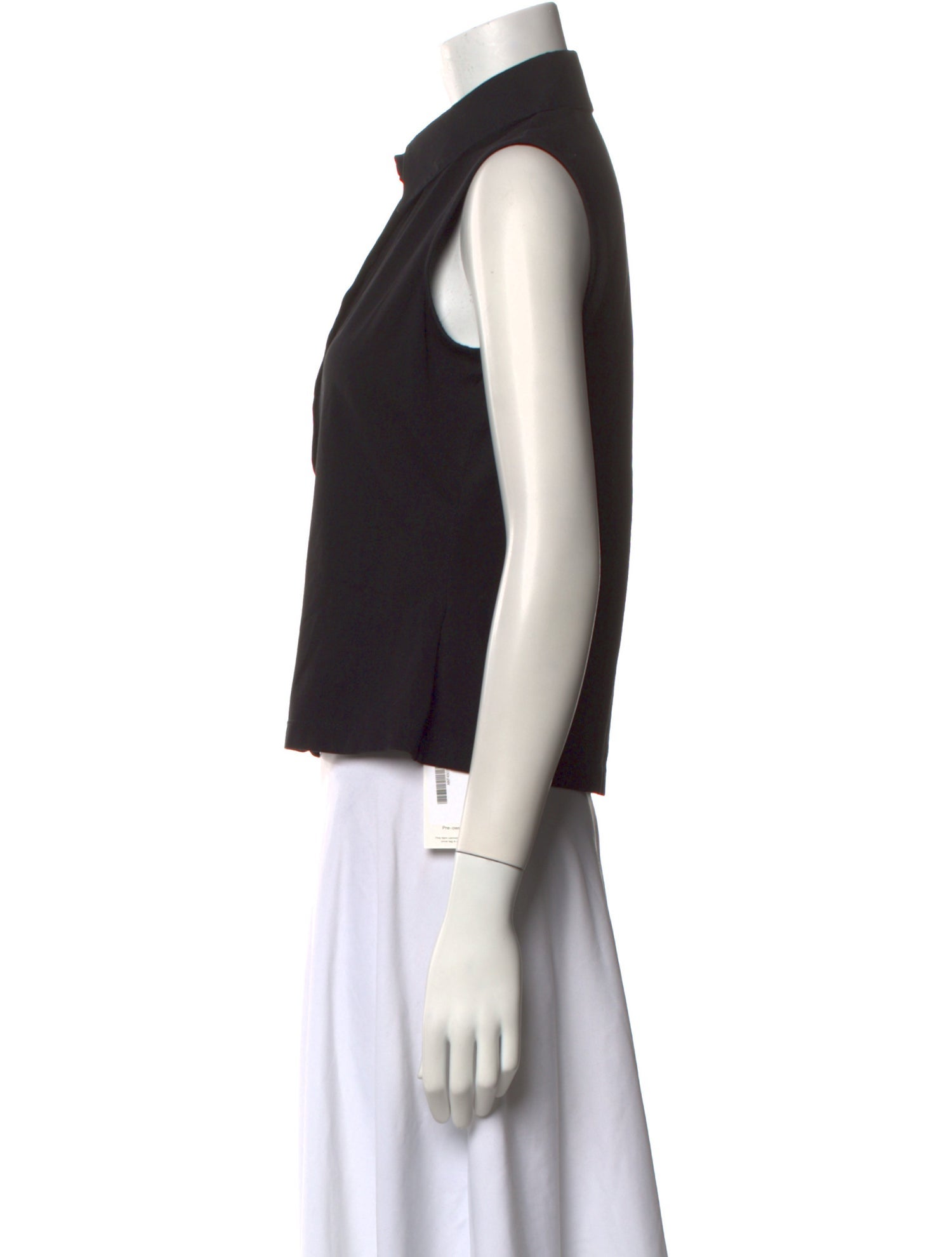 Anne Fontaine Sleeveless Crop Top