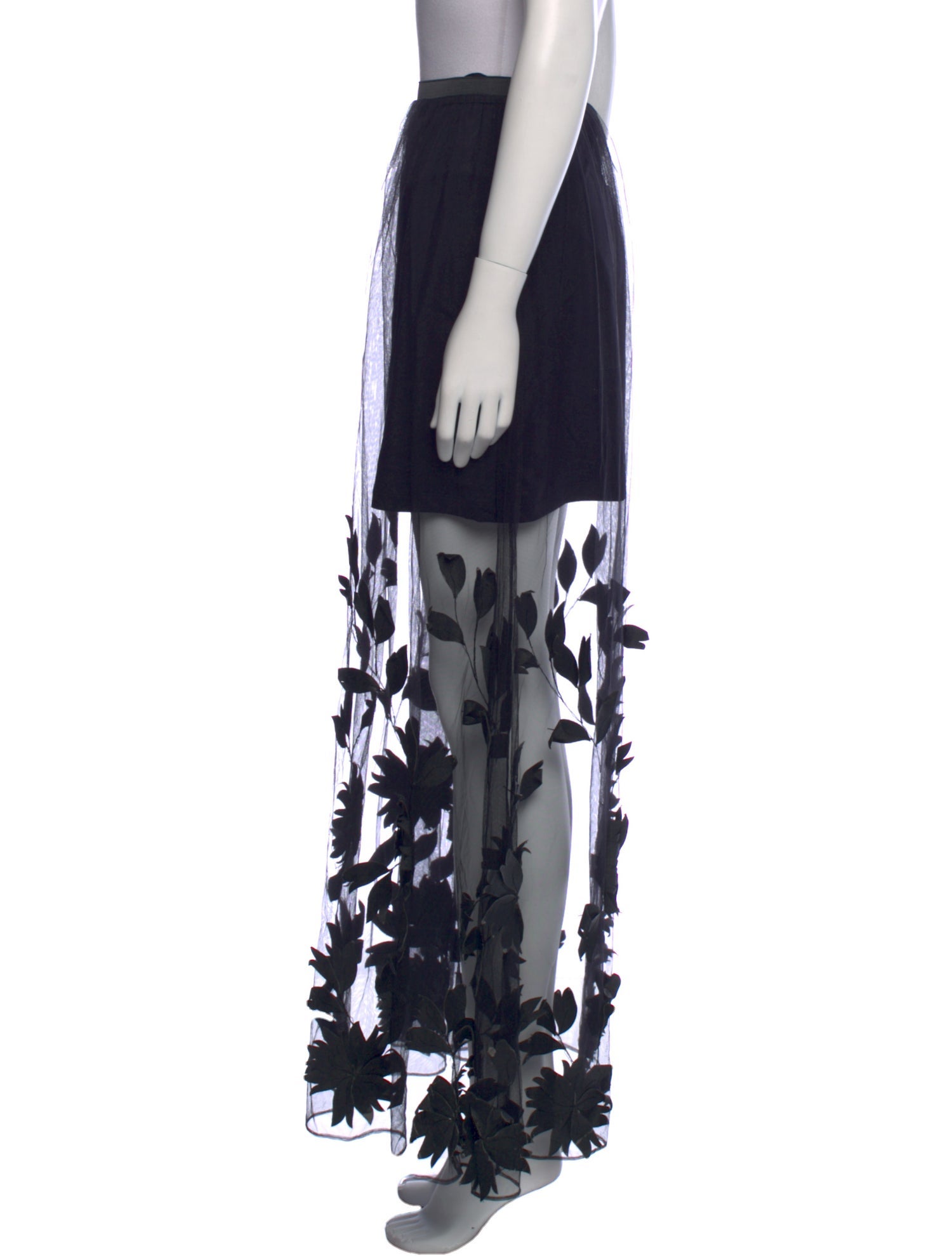 Anne Fontaine Floral Print Long Skirt