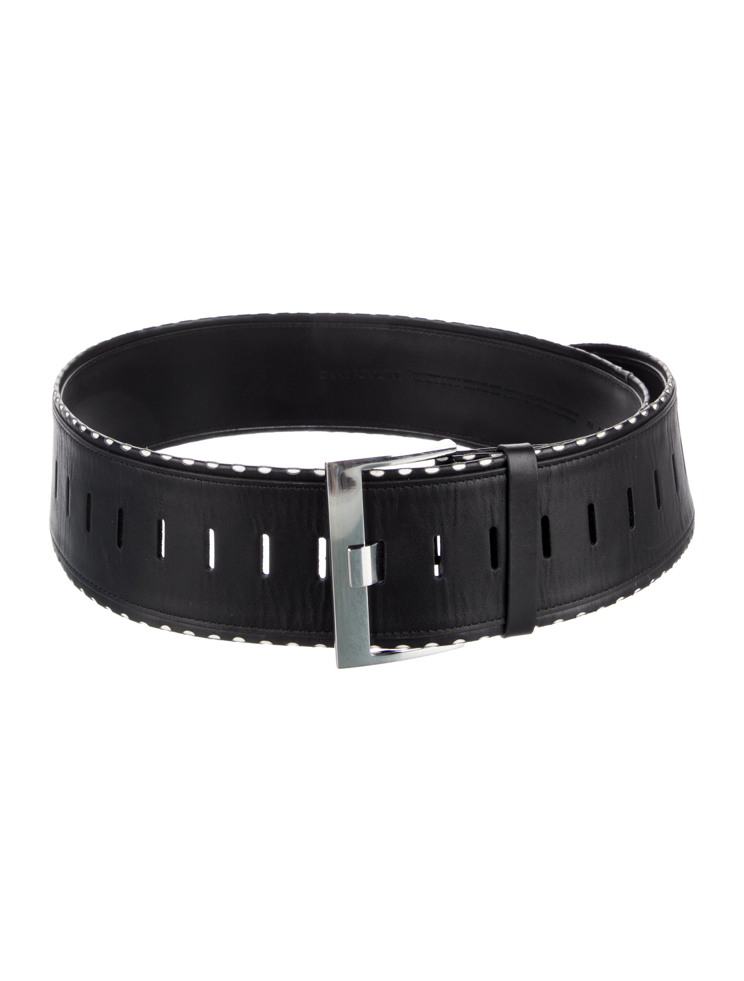 Anne Fontaine Wide Leather Belt