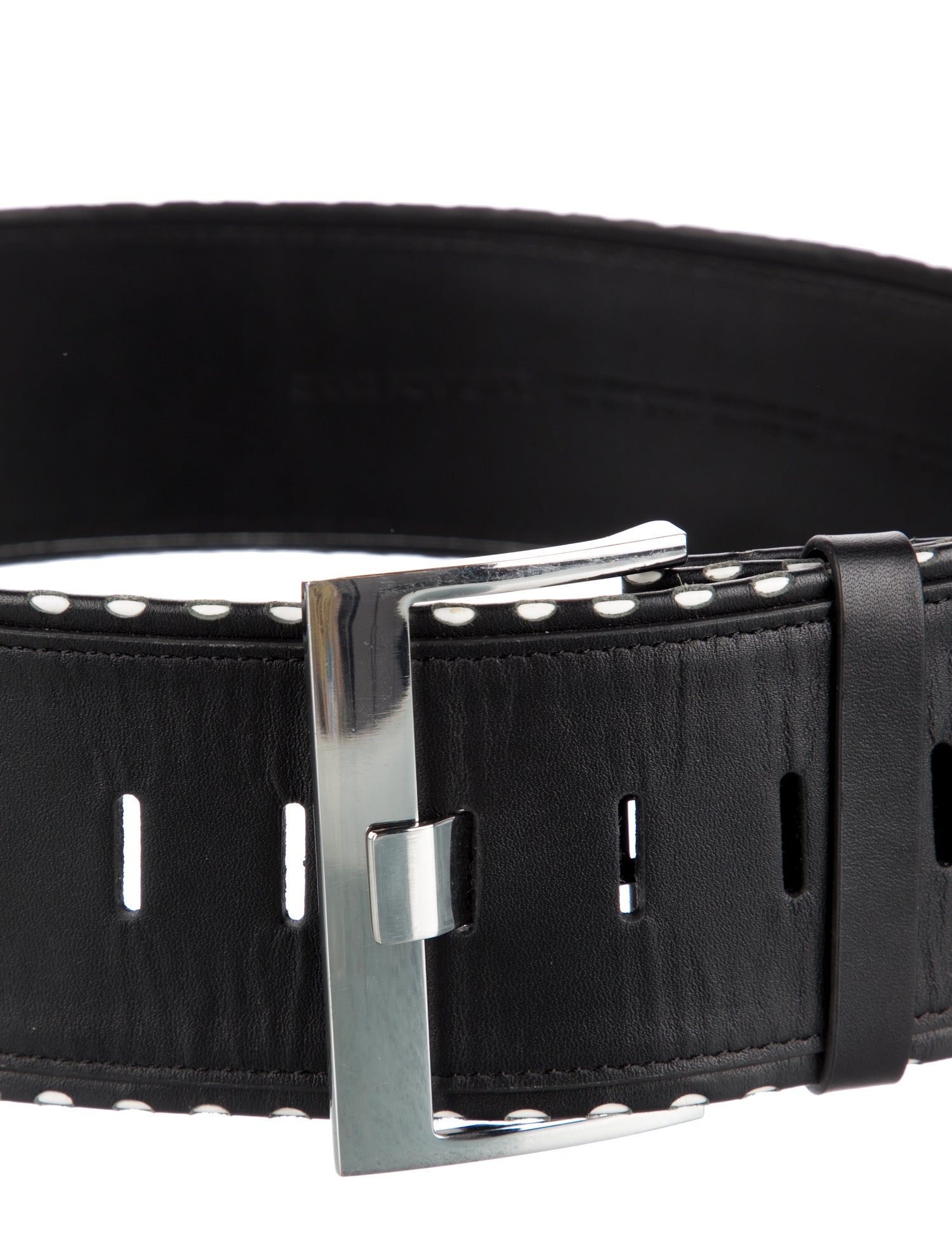 Anne Fontaine Wide Leather Belt
