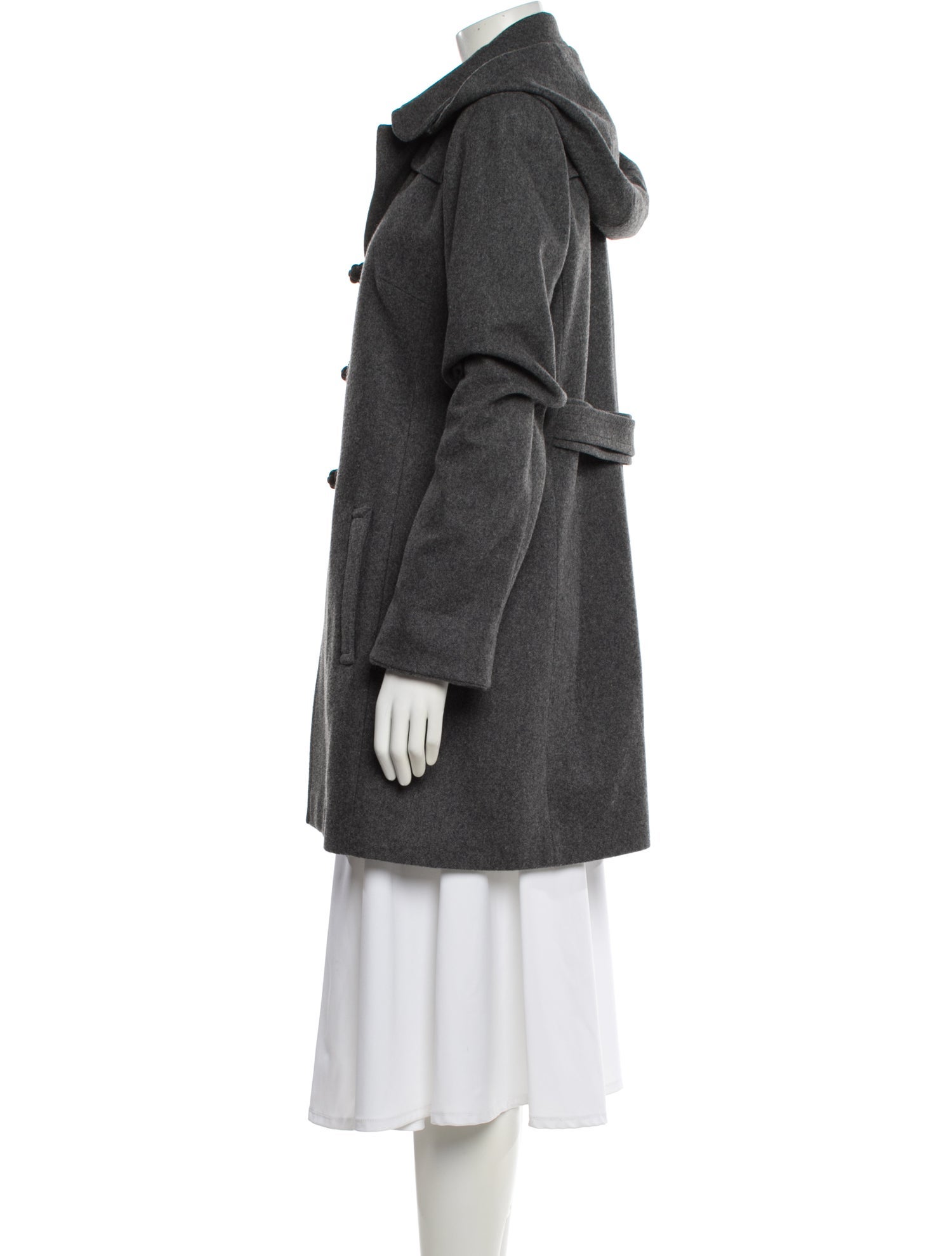 Anne Fontaine Wool Peacoat