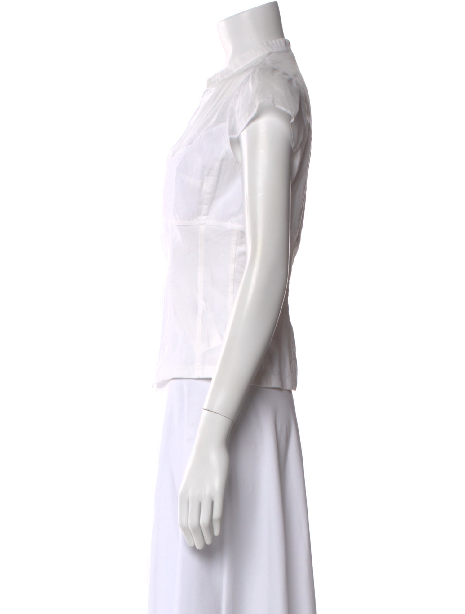 Anne Fontaine Short Sleeve Blouse