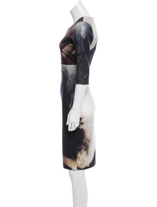 Angelys Balek Printed Midi Dress