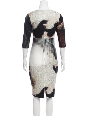 Angelys Balek Printed Midi Dress