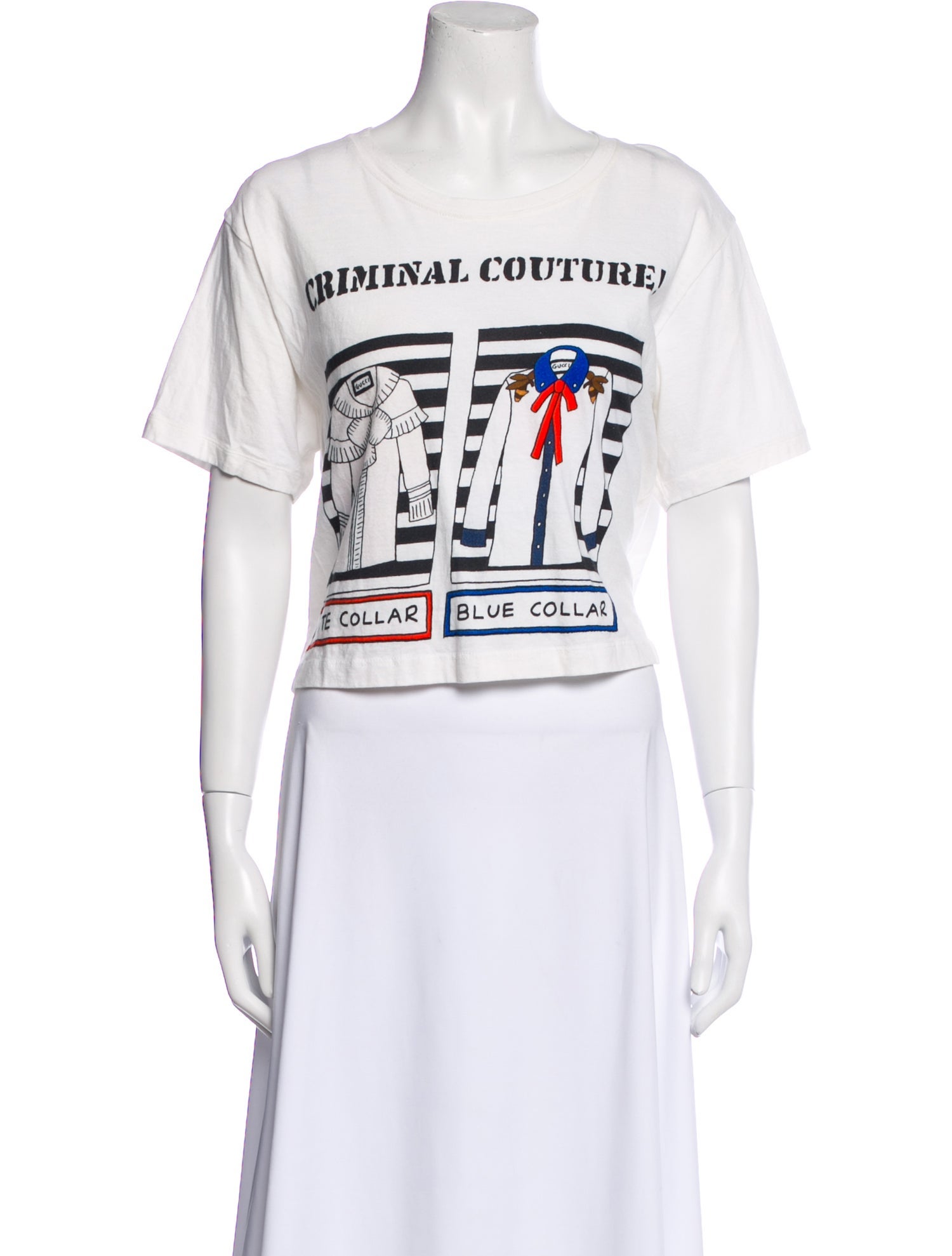 Angelica Hicks x Gucci Graphic Print Crew Neck T-Shirt