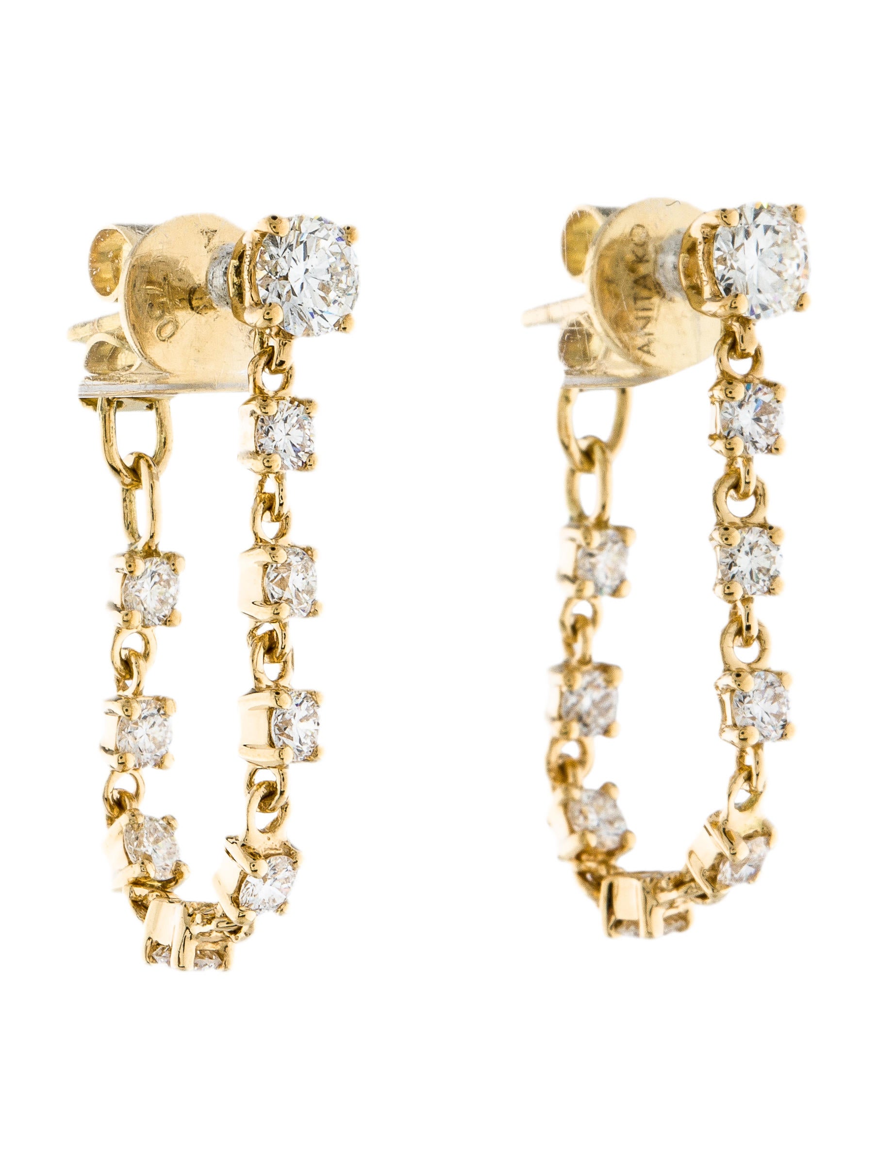 Anita Ko 18K Diamond Loop Earrings Earrings ANI20120 The RealReal