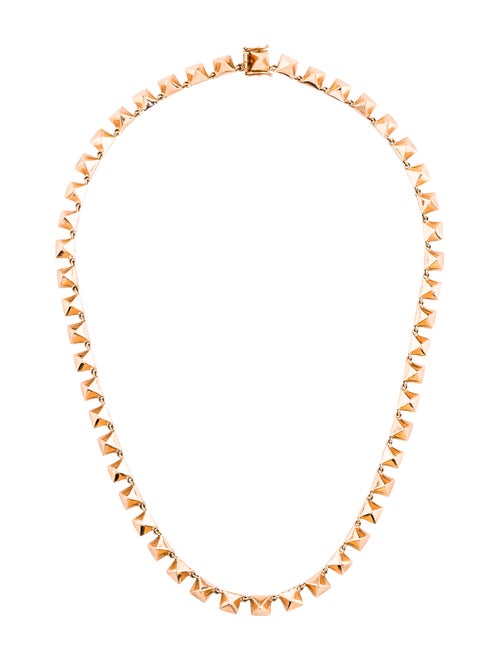 Anita Ko 14K Spike Choker Necklace rose