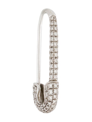 Anita Ko Single Earring 18K Diamond Safety Pin