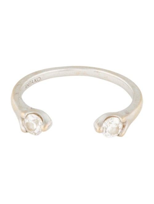 Anita Ko 18K Diamond Orbit Split Ring