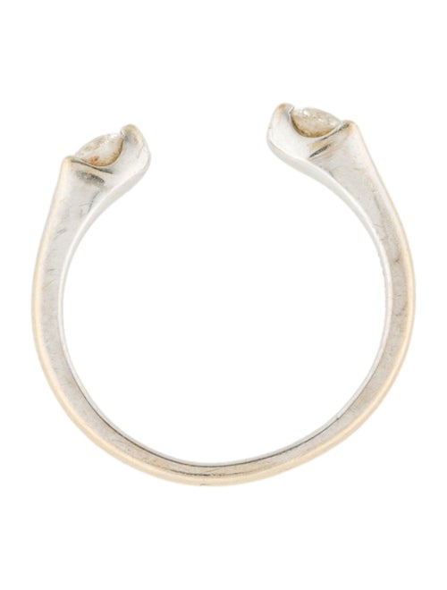 Anita Ko 18K Diamond Orbit Split Ring