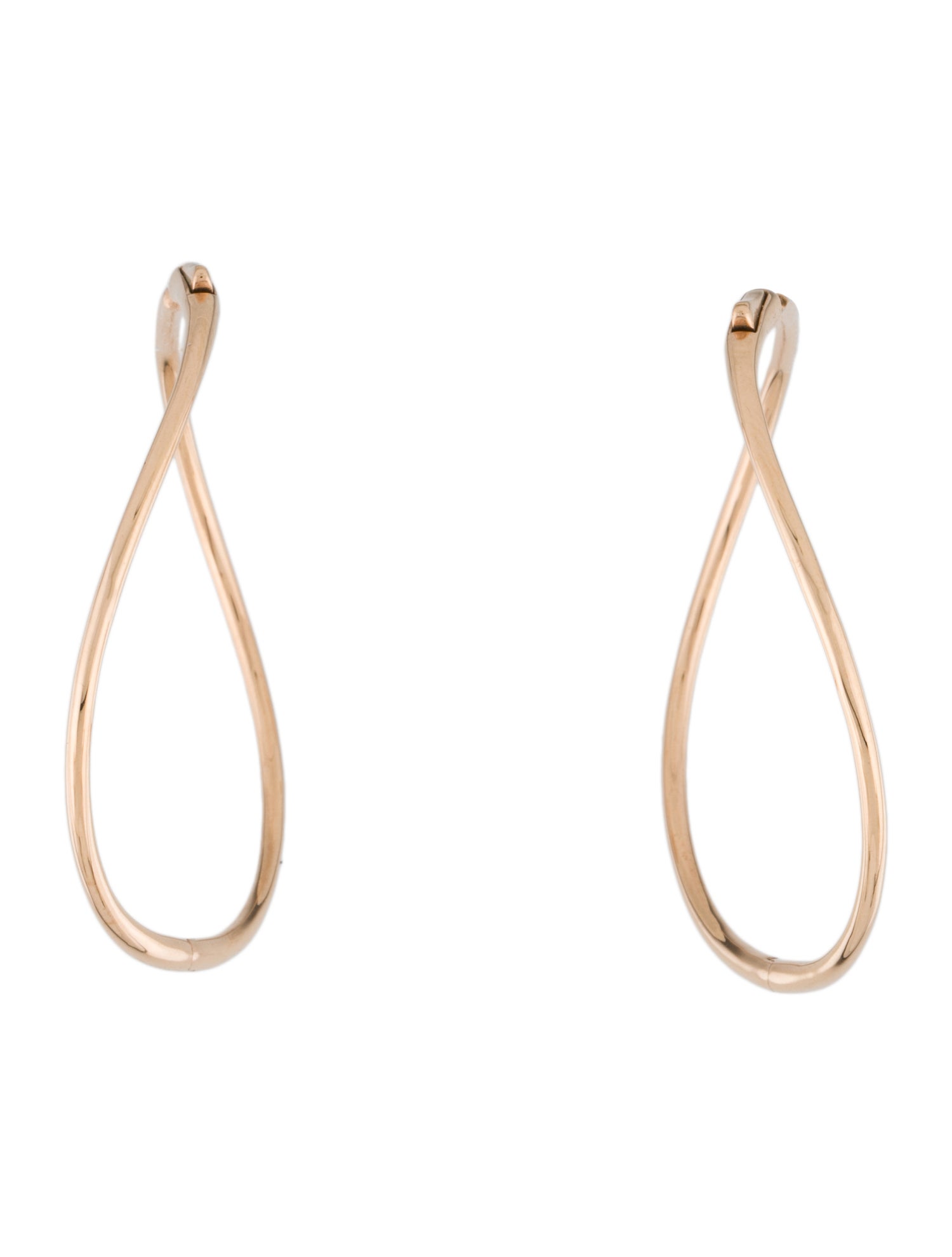 Anita Ko 18K Twisted Hoop Earrings