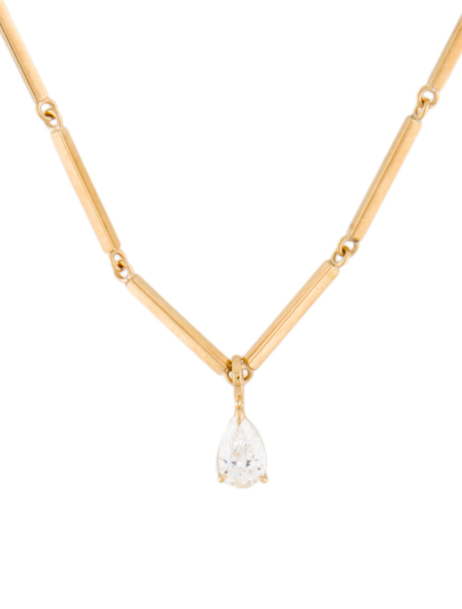Anita Ko 18K Diamond Louise Pendant Necklace