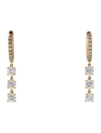 Anita Ko 18K 1.20ctw Diamond Drop Earrings