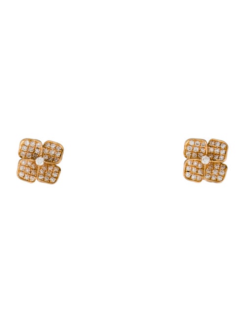 Anita Ko 18K Diamond Small Flower Studs