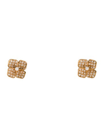 Anita Ko Stud 18K Diamond Small Flower Studs