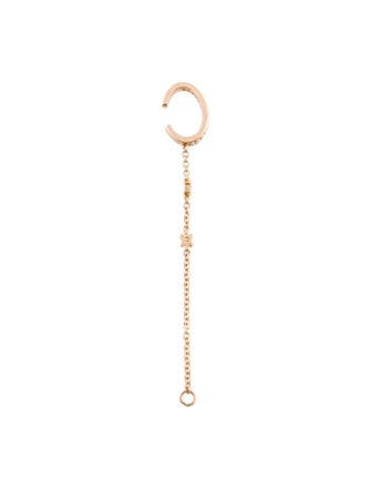Anita Ko 18K Diamond Single Row Chain Ear Cuff