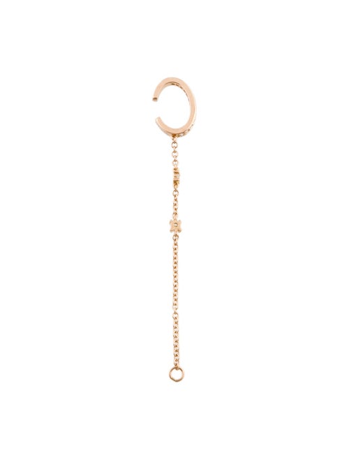 Anita Ko 18K Diamond Single Row Chain Ear Cuff
