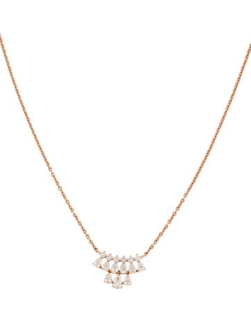 Anita Ko Pendant Necklace 18K Diamond Daphne
