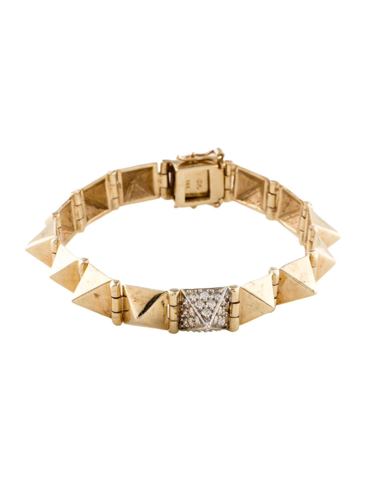 Anita Ko 14K Diamond Medium Spike Bracelet