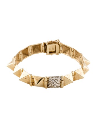 Anita Ko 14K Diamond Medium Spike Bracelet