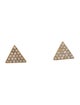 Anita Ko 18K Diamond Triangle Stud Earrings