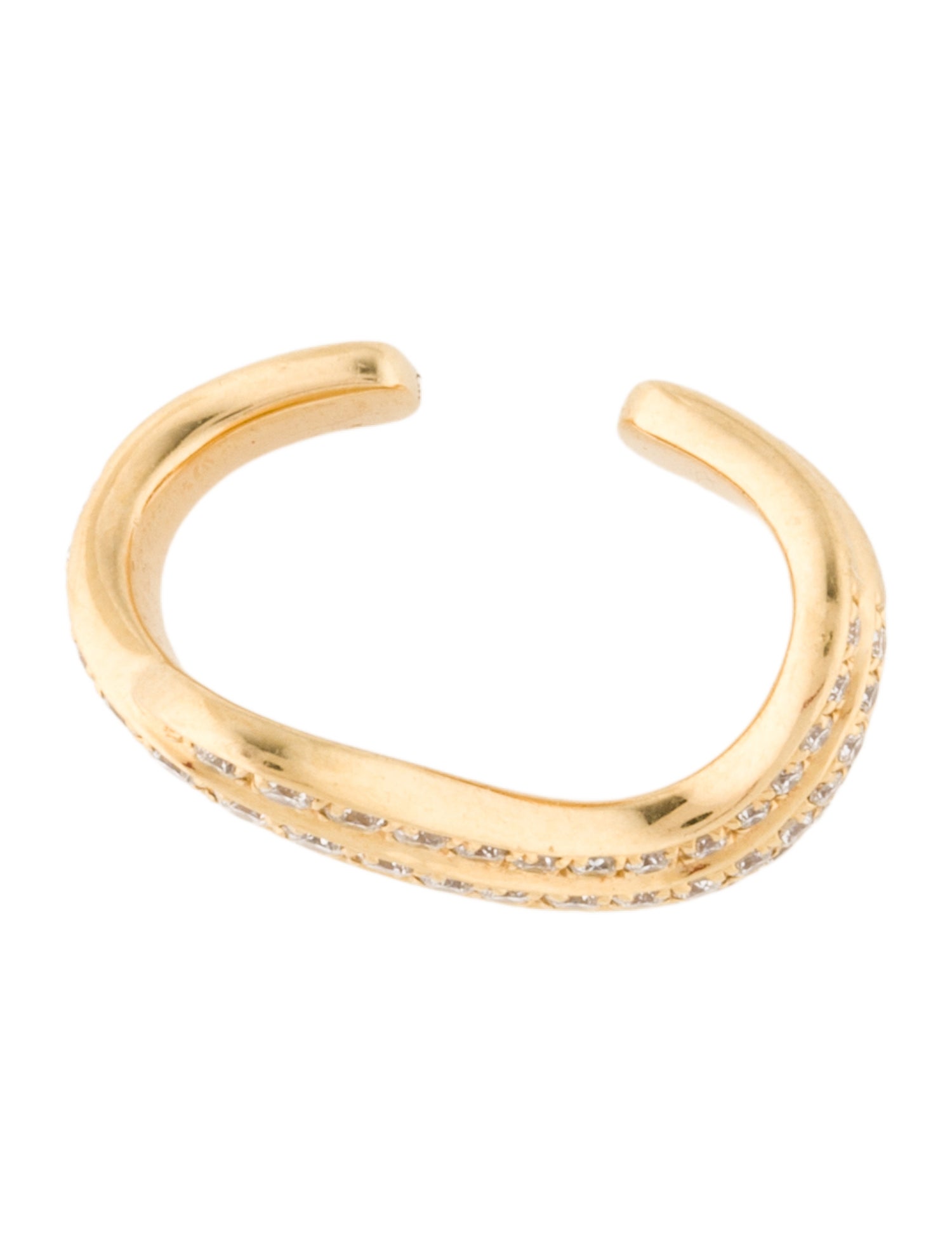 Anita Ko 18K Diamond 3 Row Ear Cuff
