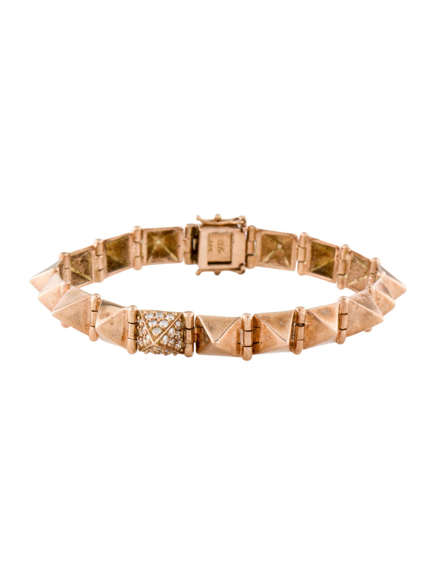 Anita Ko 14K Diamond Medium Spike Bracelet